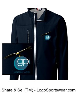 GPIES Men's Jacket - Navy Blue Design Zoom
